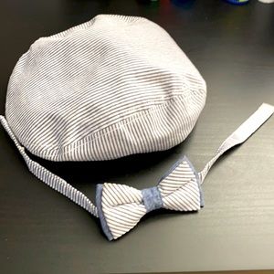 Gymboree hat and bow tie set